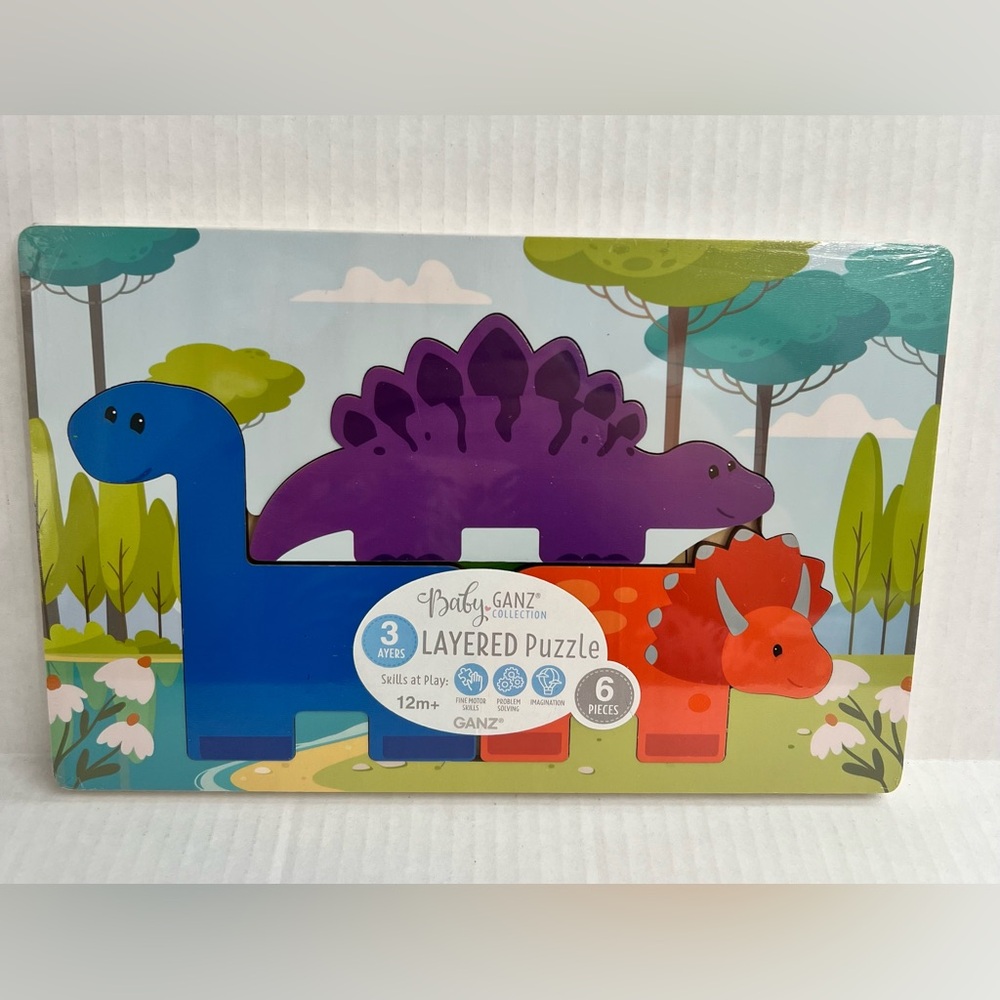 Ganz Collection Dinosaur Layered Puzzle